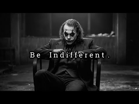 Be Indifferent, It’s the Silence That Breaks Their Pride