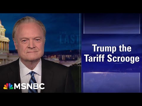 Lawrence: 'Tariff scrooge' Trump is already killing U.S. jobs and has the worst 100-day polling ever