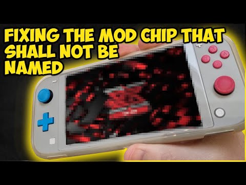 The first Nintendo Switch I ever hard modded!