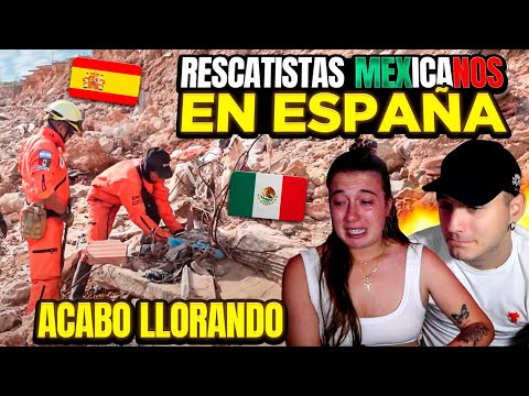 RESCATISTAS MEXICANOS HACEN LLORAR a ESPAÑOLES por su TRABAJO en DANA de VALENCIA 😭🇲🇽 **increíble**
