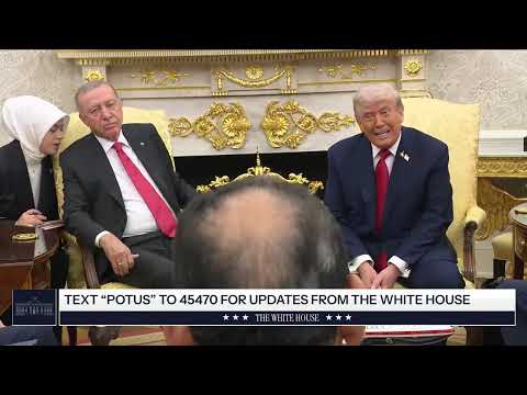 President Trump Participates in a Bilateral Meeting with the President of the Republic of Turkey