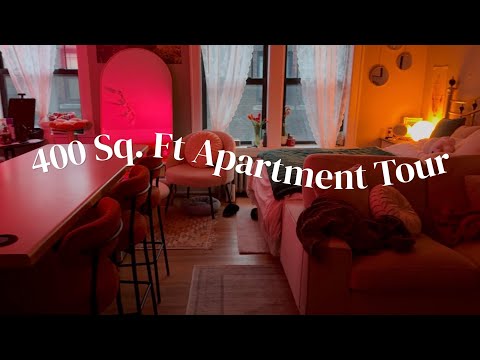 400 Sq ft studio Apartment Tour | Tiny living isn’t so bad