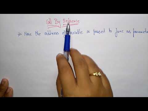 functions in c programming | Call by reference | Example |  C Programming | Lec-42