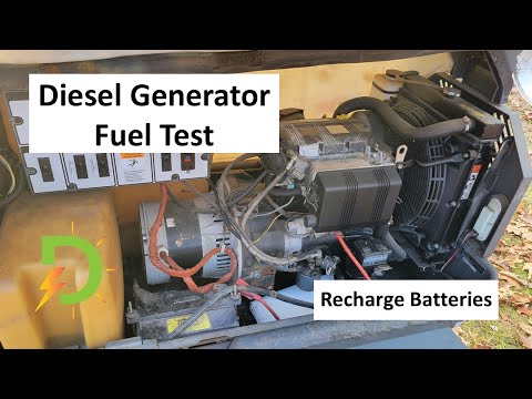 Using an old Light Tower to Charge Off Grid Batteries