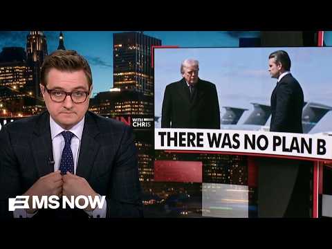 ‘Fog of Trumpian war’: Hayes says Trump is flailing to find an off-ramp in Iran