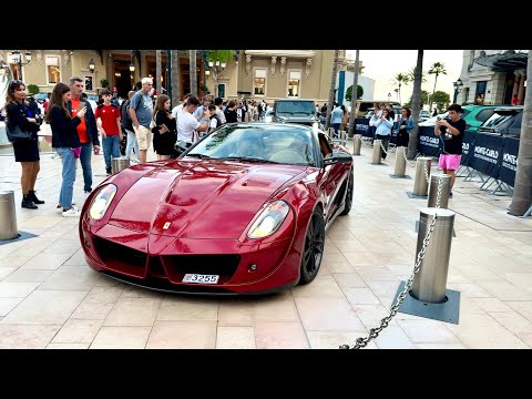 🔥 $1.5M FERRARI 599 SA APERTA Turns Heads in Monte-Carlo! 💰🏎️