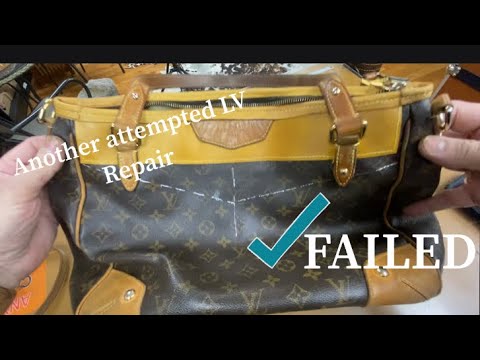 Another Louis Vuitton bag, failed attempt at repair #286