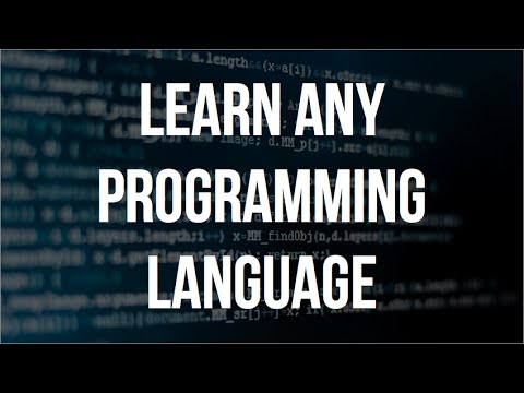How To Learn Any Programming Language