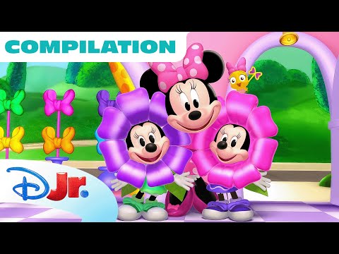 Minnie's Bow-Toons Fashion Day 🎀👗 | 20 Minute Compilation | @disneyjr