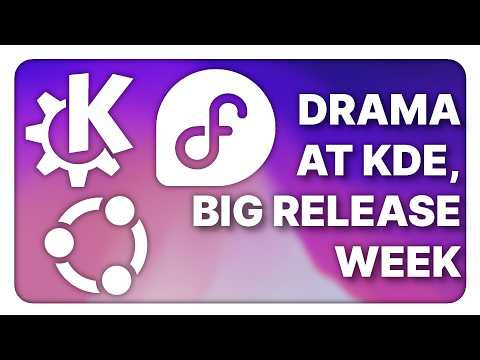 KDE drama & giant release week for Fedora, Ubuntu & Plasma: Linux Weekly news