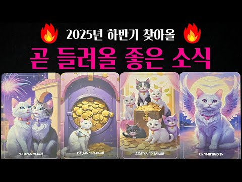 [타로] 2025년 소름돋게 맞는 곧 들려올 좋은 소식, 마음깊이 기원합니다🙏