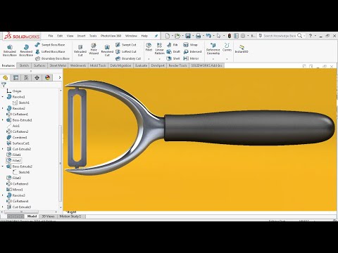 Advanced Surface Modeling - SolidWorks Tutorial