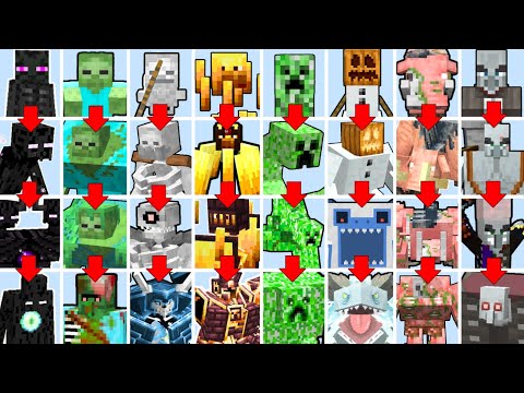 MINECRAFT MOB TOURNAMENT BUT THE MOB EVOLVES | Minecraft Mob Battle
