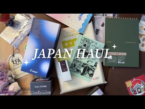 Everything I Bought In Japan 🇯🇵🖋️📕 fountain pens, journals, inks, stationery