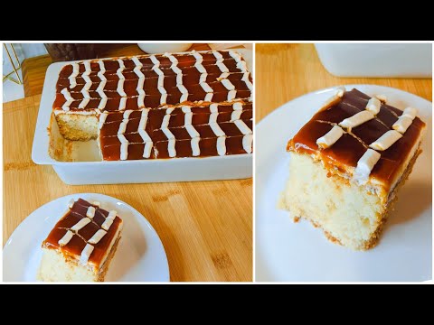 ጥዑም ላዛ ዘለዋ ኬክ|መልሲ ናይ ሕቶታትኩም😍Turkish Trileche(Ters Leche) Cake| Milk Cake| Leyla Channel