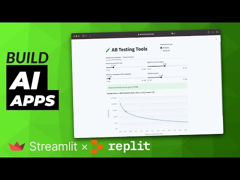 Build Streamlit Apps with AI and Deploy in Two Clicks on Replit