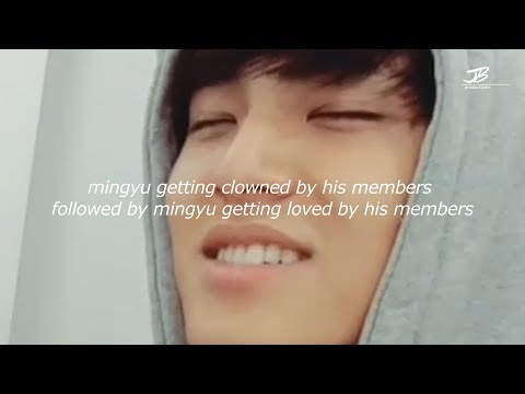 mingyu getting clowned followed by mingyu getting loved by his members
