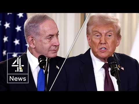 Trump and Netanyahu lay out plan for Gaza peace at White House