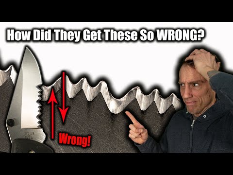 Knife Serrations Aren't What You Think..