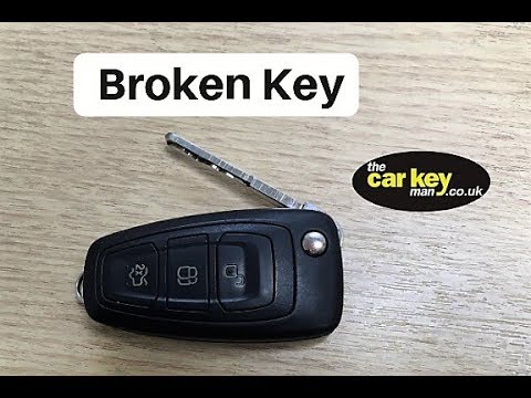 Key Repair Ford Transit Custom HOW TO change case and battery