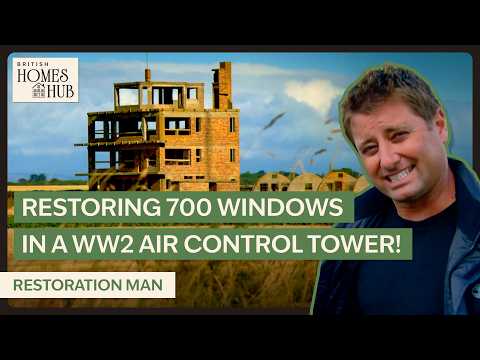 Historic Scottish WW2 Airfield Control Tower Saved Into Family Home | Restoration Man | S3 EP12