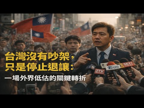 台灣沒有吵架，只是停止退讓：一場外界低估的關鍵轉折