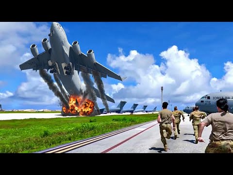 Female U.S. Air Force C-17 Pilot Makes a Full-Speed Emergency Takeoff to Caracas