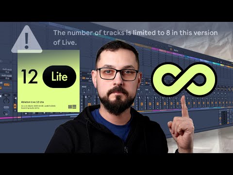 How to get Unlimited tracks in Ableton Live Intro?
