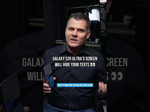Galaxy S26 Ultra Privacy Screen Feature... Game-Changer Display 🤯