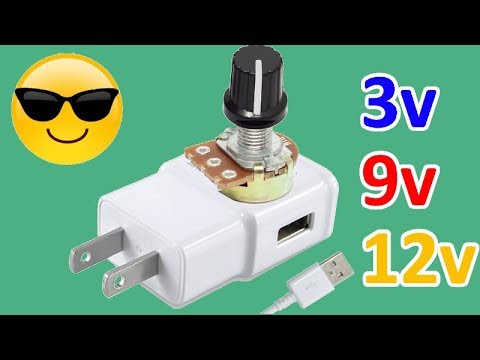 Como cambiar el voltaje de cualquier cargador de celular con simple truco!
