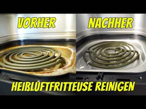Cleaning the air fryer (from the inside!)