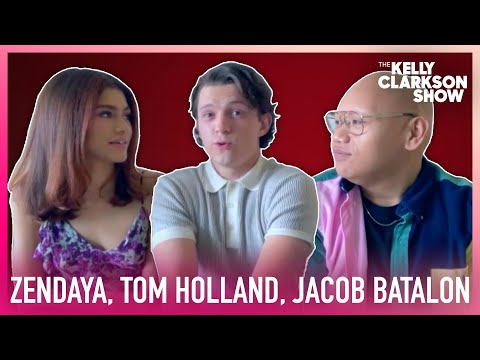Zendaya, Tom Holland & Jacob Batalon Are Tired Of Lying About 'Spider-Man: No Way Home'