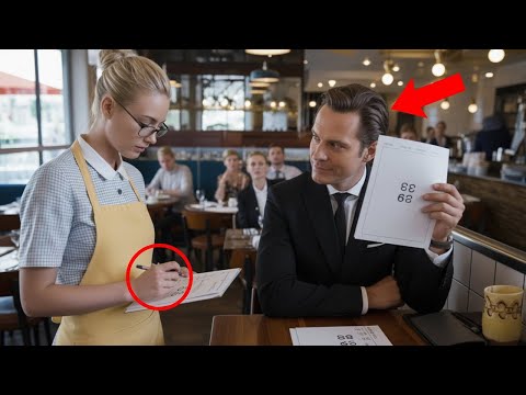 Богач хотел выставить официантку глупой, но ее гениальный ход доказал, что он глубоко ошибался!