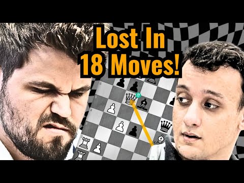 Magnus Carlsen's 18 Move DESTRUCTION! Entire Chess World Melts Down!