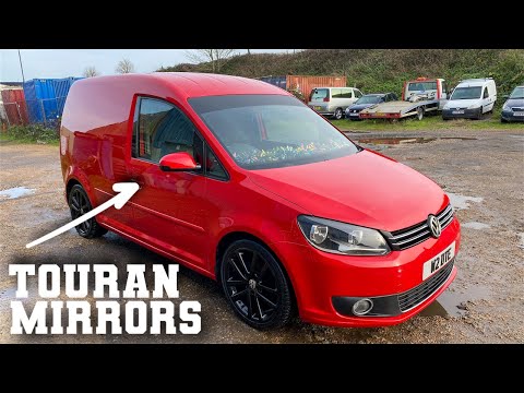 VW CADDY Touran wing mirror swap build series Pt14