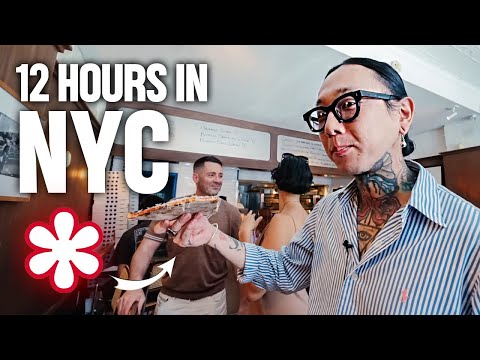 12HRS in New York City - A Michelin Chef Shows Us Where He Eats ft. Ceres, Double Chicken Pls, Lysee
