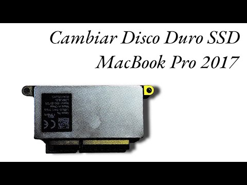 Reemplazar disco SSD MacBook Pro 2017