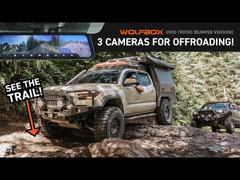 Installing the Wolfbox G900 Tripro (Bumper Version) Camera System on my Tacoma