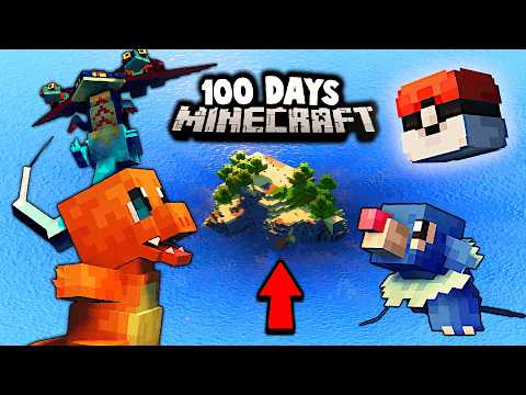 We Survive 100 Days in Hardcore Cobblemon on An Island Only World