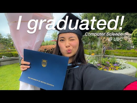 Graduation Vlog 🎧 My Regrets + Computer Science  @UBC