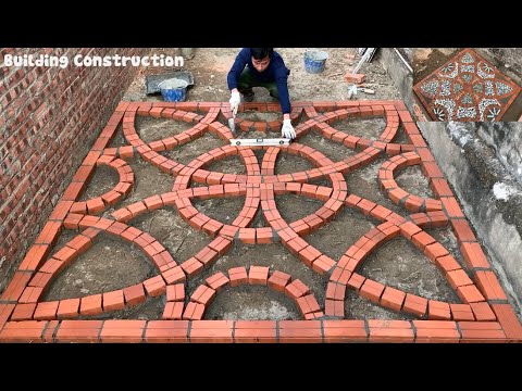 Tile Floor Design Ideas | Unique Tile Floor Design In The Garden As A Rest Area After Work