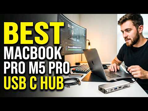 Top 5 Best MacBook Pro M5 Pro USB C Hub 2026🔥– Ultimate Connectivity Guide