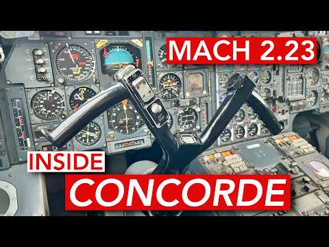 Tour inside an extra fast Concorde prototype!