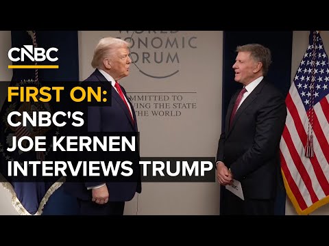 FIRST ON: CNBC's Joe Kernen interviews President Trump in Davos — 1/21/2026