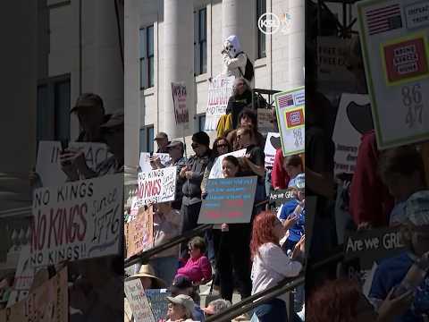 Thousands rally at Utah capitol for 50501 protest against Trump