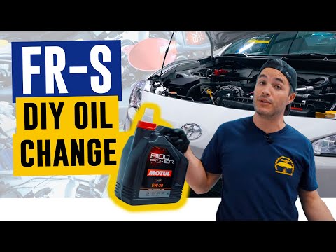 How to Change Your Oil – FR-S