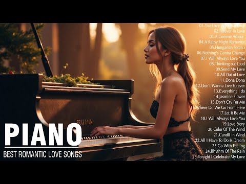 Greatest 200 Beautiful Piano Love Songs 80s Playlist - Relaxing Piano Instrumental Love Songs Ever