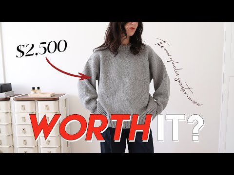 I Bought The Row’s $2,500 Sweater and Compared it to $200, $500 & $800 Sweaters [The Row Ophelia]