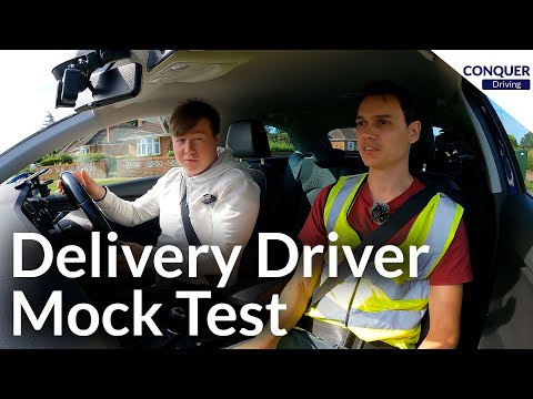 Can a Supermarket Delivery Driver Pass a British Mock Driving Test?