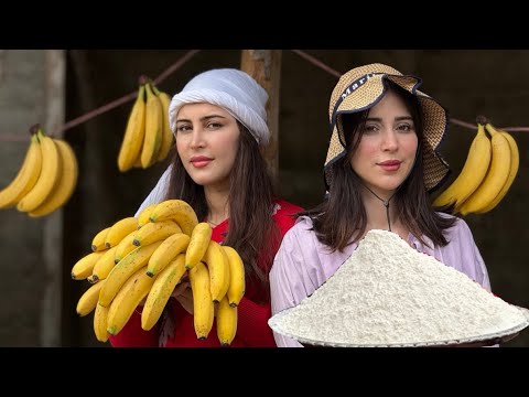 Cooking with flour and eggs in the village! See the cooking magic of village girls!